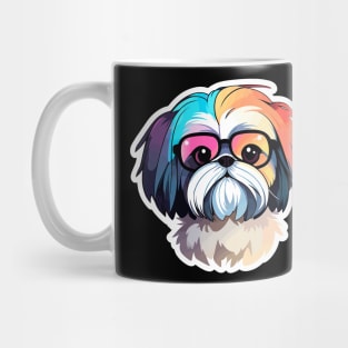 Shih Tzu Dog Illustration Mug